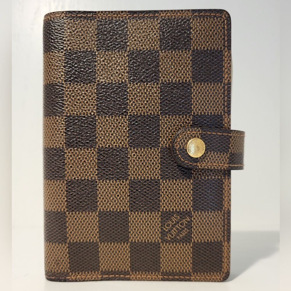 LOUIS VUITTON Damier Ebene Agenda pm